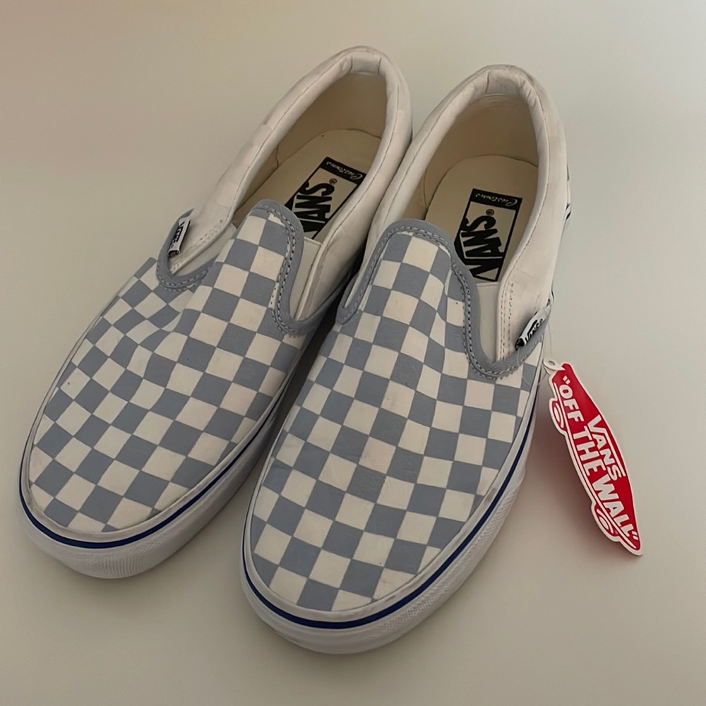 Vans women’s classic slip on shoes.